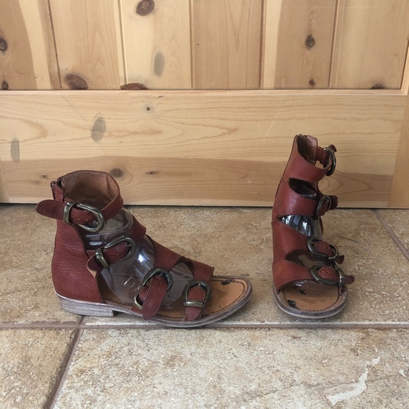 Free people ludlow boot sandals brick boho - Picture 2 of 11